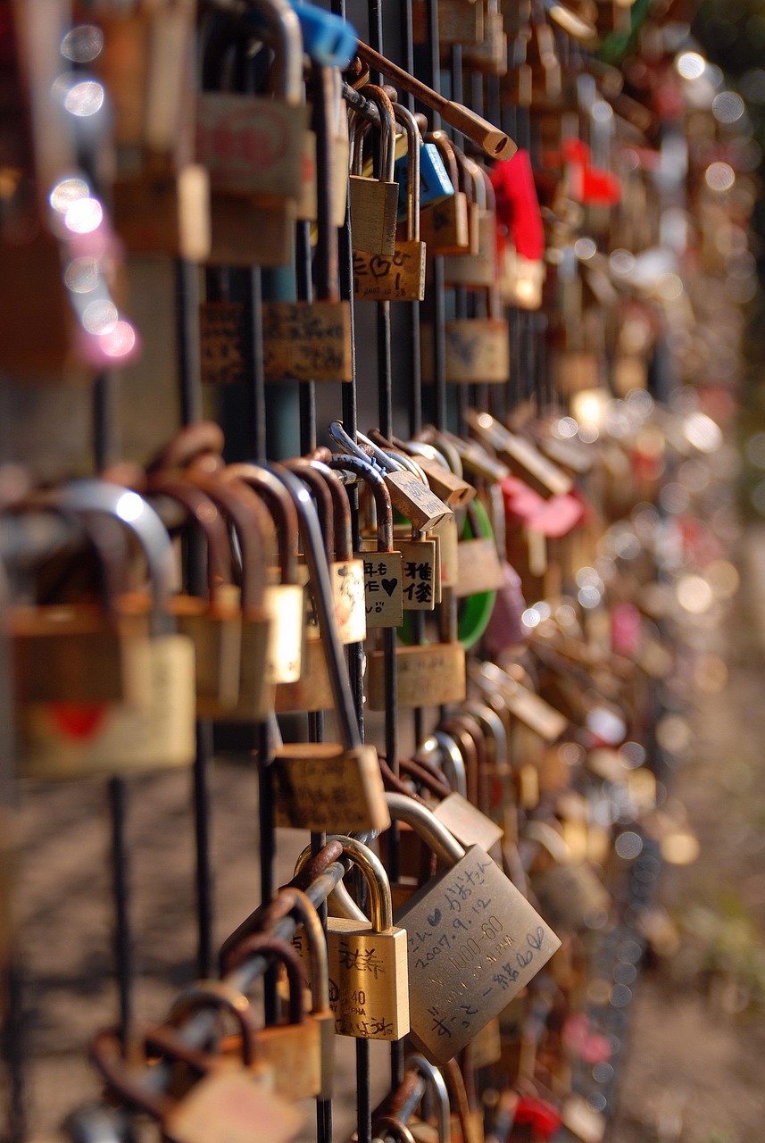 key, lover, oath, fence, trust
